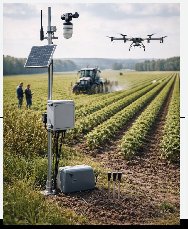 Разработка IoT мониторинга полей в Кандалакше от 8588 р. | АвикейКнд